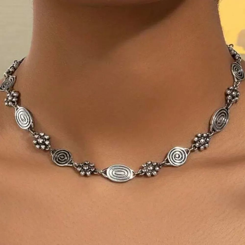 Boho Swirl Necklace #2117
